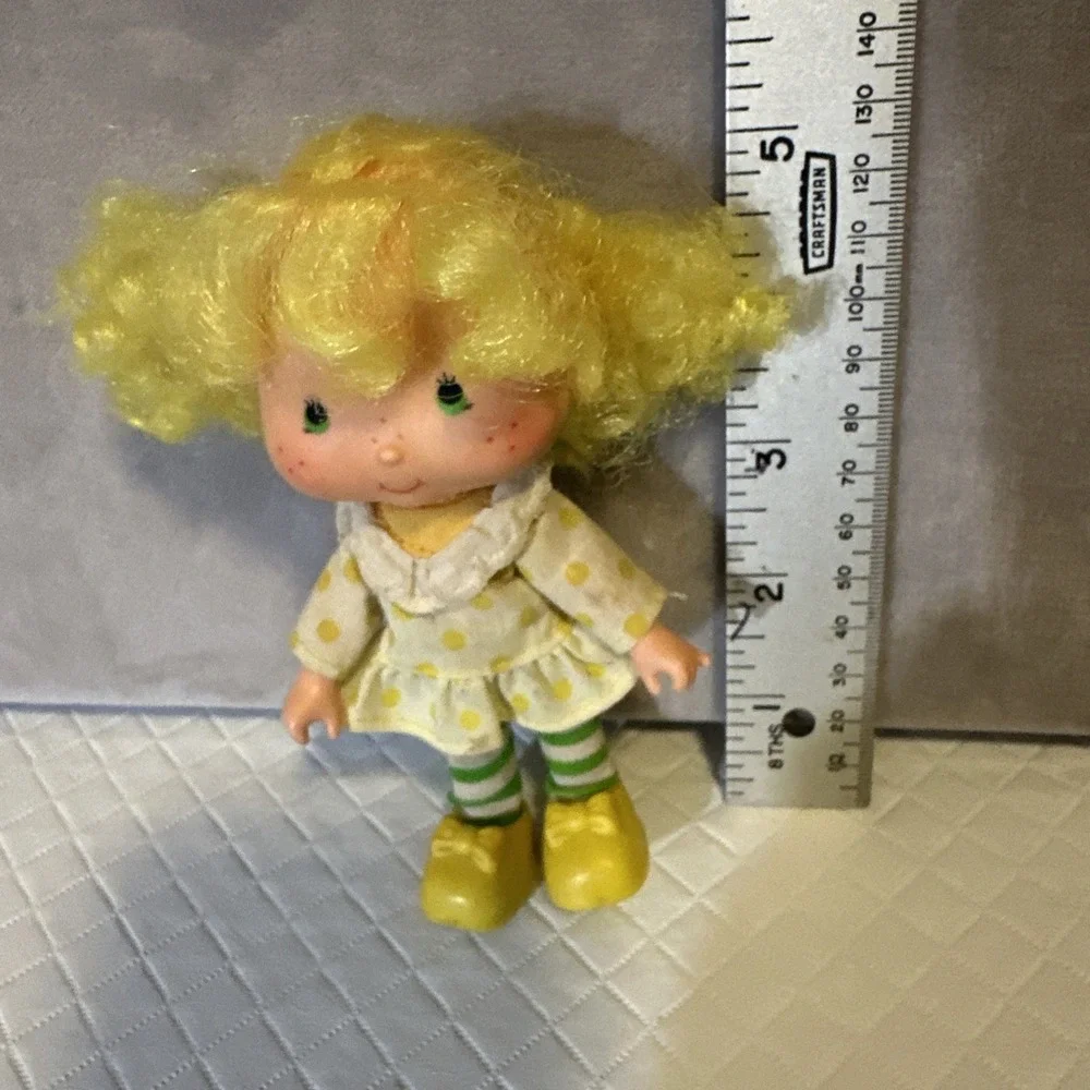 Strawberry Shortcake VINTAGE 1980's LEMON MERINGUE Doll‎ Outfit - Missing Hat